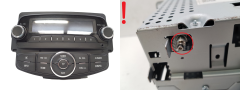 Radio CD atskaņotājs Opel Corsa E 557799431 39012676 DWGM1004