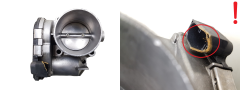 Gāzes korpusa vārsts Alfa Romeo Iveco Opel 0280750073 Bosch 2525