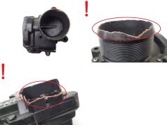 Gāzes korpusa vārsts Peugeot 207 V757438080-01 A2C53252163 1.6 THP