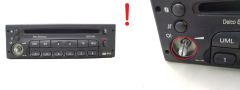 Radio CD atskaņotājs Opel 90566821 CDR500 2F4 GM Delco