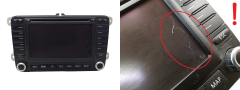 Radio CD atskaņotājs Navi VW 1T0035194D 7612002039 Blaupunkt