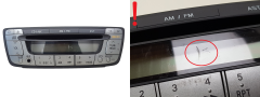 Radio CD atskaņotājs C1 107 Aygo 86120-0H010 CQ-MS0570LC W53811 1086