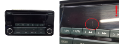 Radio CD atskaņotājs Mitsubishi Outlander 8701A626 34U626D 1212