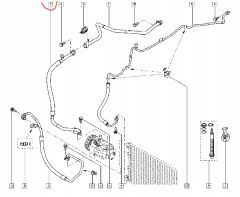 Kondicioniera caurule Oriģināls Master III Movano NV400 2778100Q0D