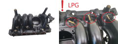 Ieplūdes kolektors LPG 8200961787 7700273860 1.4 K7J Dacia Sandero
