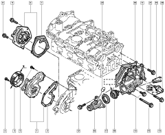 Termostata savienojums Oriģināls Renault Megane Scenic 2 1.4 8200489586 Termostata savienojums Oriģināls Renault Megane Scenic 2 1.4 8200489586