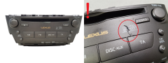 Radio CD atskaņotājs Lexus IS 86120-53420-3 FX-MG9857DV