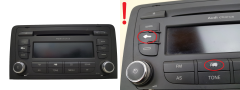 Radio CD atskaņotājs Chorus Audi A3 8P 8P0035152C 7647251380 Blaupunkt