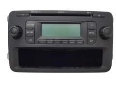 Radio Cd Mp3 Atskaņotājs Skoda Fabia 5J0035152A Blues