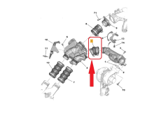 Gaisa šļūtene Oriģināls Citroen Peugeot C4 DS 508 308 1.6 HDI 0382GL