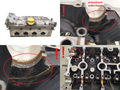 Cilindra galva 1640 7701475605 2.0 16v Turbo Renault 8200295888 S6