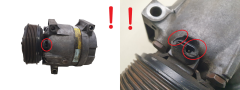 Gaisa Kondicioniera Kompresors 8200200671 1135514 Delphi 2.5 dci Renault Master 2