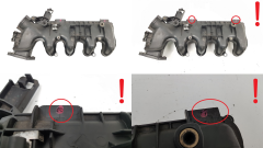 Ieplūdes kolektors 9684941780 0361N3 1.6 HDI 16v TDCi Ford PSA Volvo S6