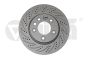 Bremžu disks Priekšā Kreisā 7L6615301N 66151716601 VW Touareg Vika
