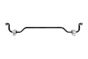 Stabilizators 5Q0511305A B10813 VW Audi Skoda Borsehung