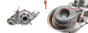 Turbokompresors H8201164371 144117533R GT1241JOSZ 1.5 DCI Garrett 1064