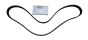 Ģeneratora Siksna Oriģināls 6PK 117202503R Renault