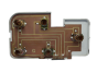 Aizmugurējās lampas ieliktnis Kreisais Aizmugurē 95619036 Citroen BX Seima 20969011