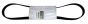 Ģeneratora Siksna Jauns Renault 6PK1199 117205191R