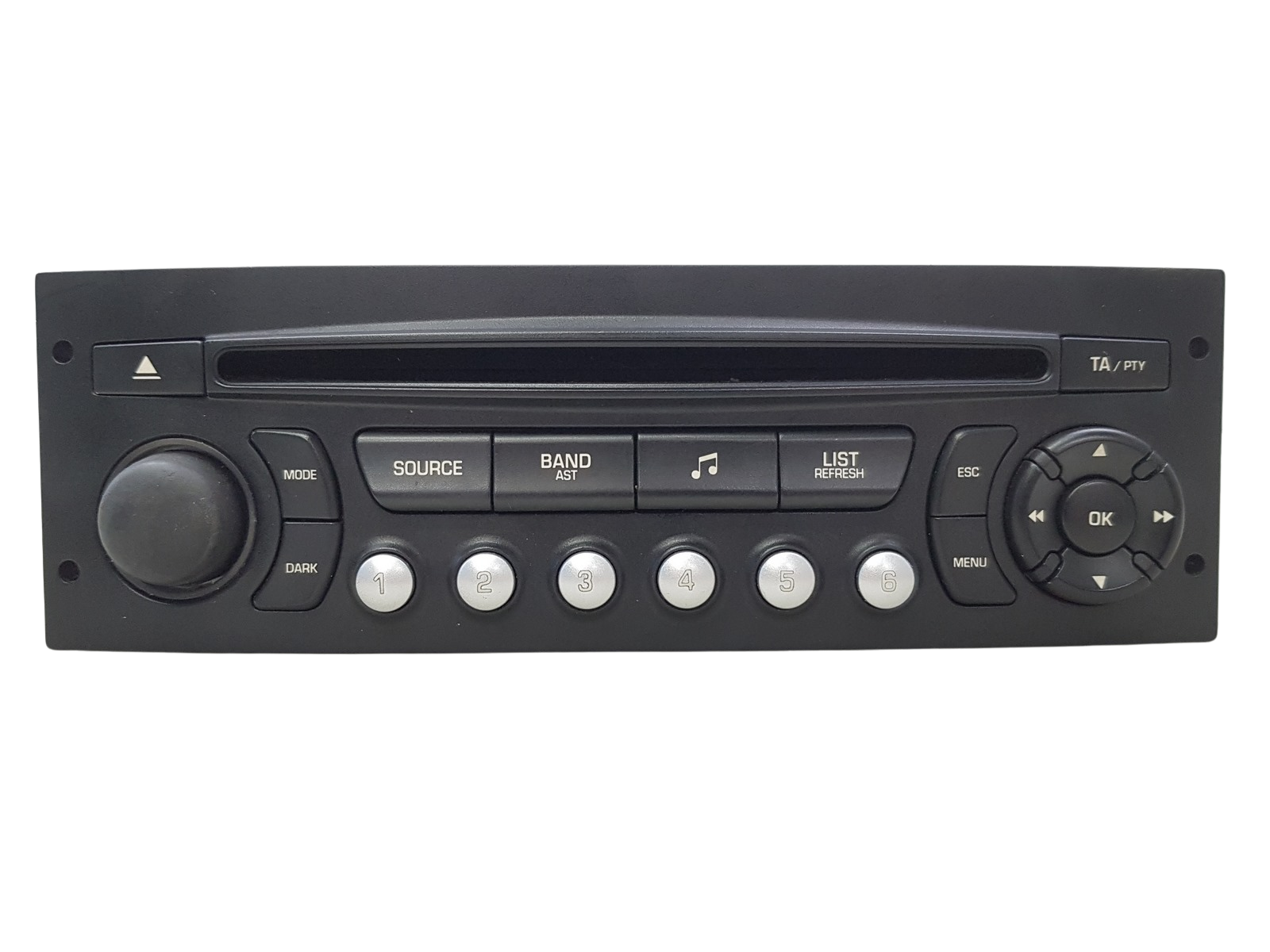 Radio CD atskaņotājs Peugeot 207 96613826XT PSARCD411-51 Siemens 1083 main product photo