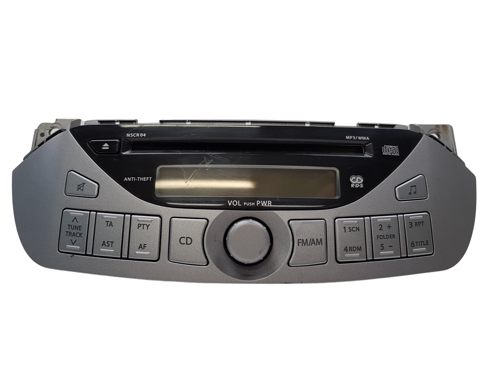 Radio Cd Mp3 Atskaņotājs Nissan Pixo 39101M68K00 39101-68K0 CDF-R3019A 1213 main product photo