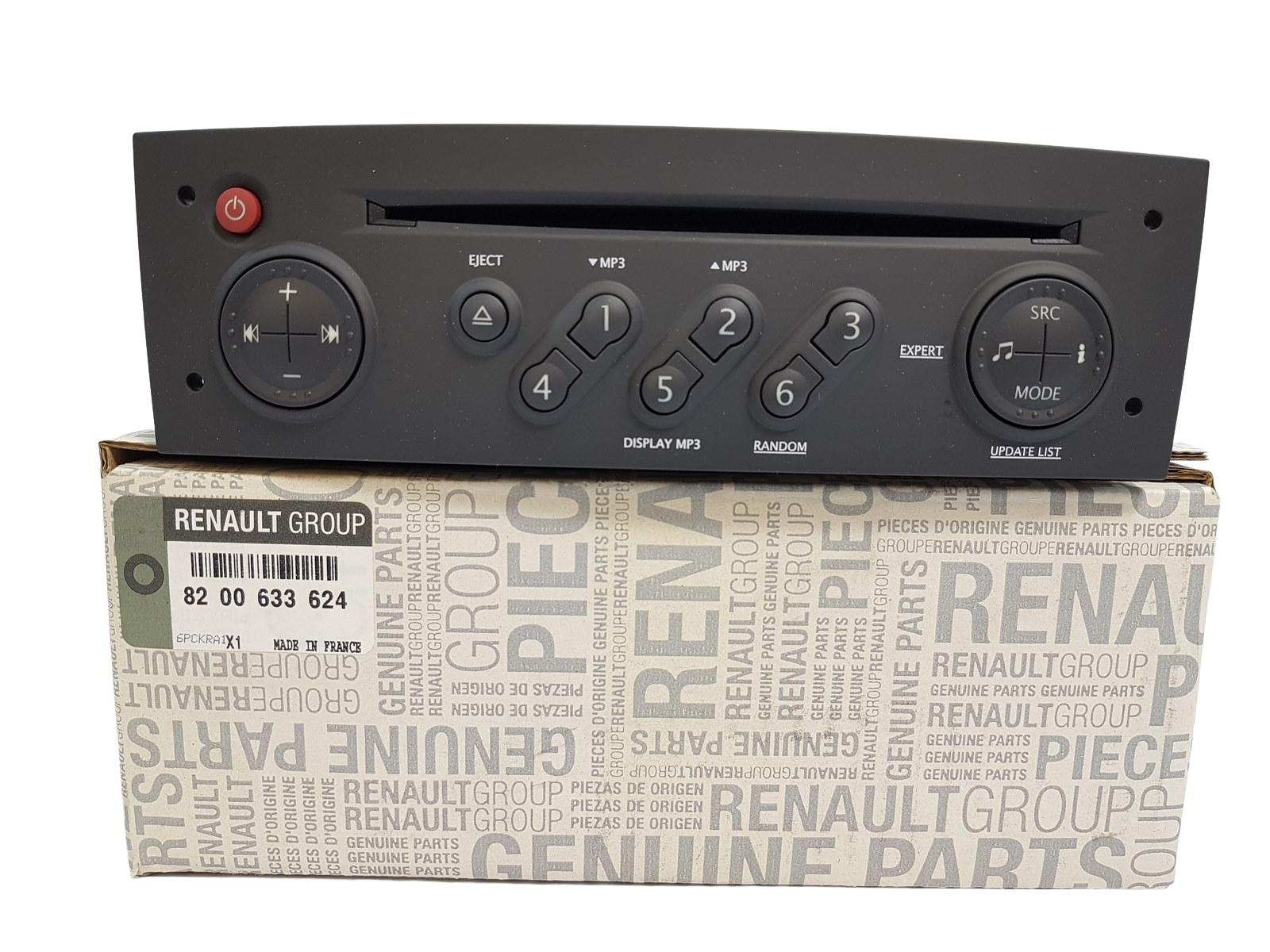 Radio Cd Mp3 Atskaņotājs Renault 8200633624 Jauns Oriģināls main product photo