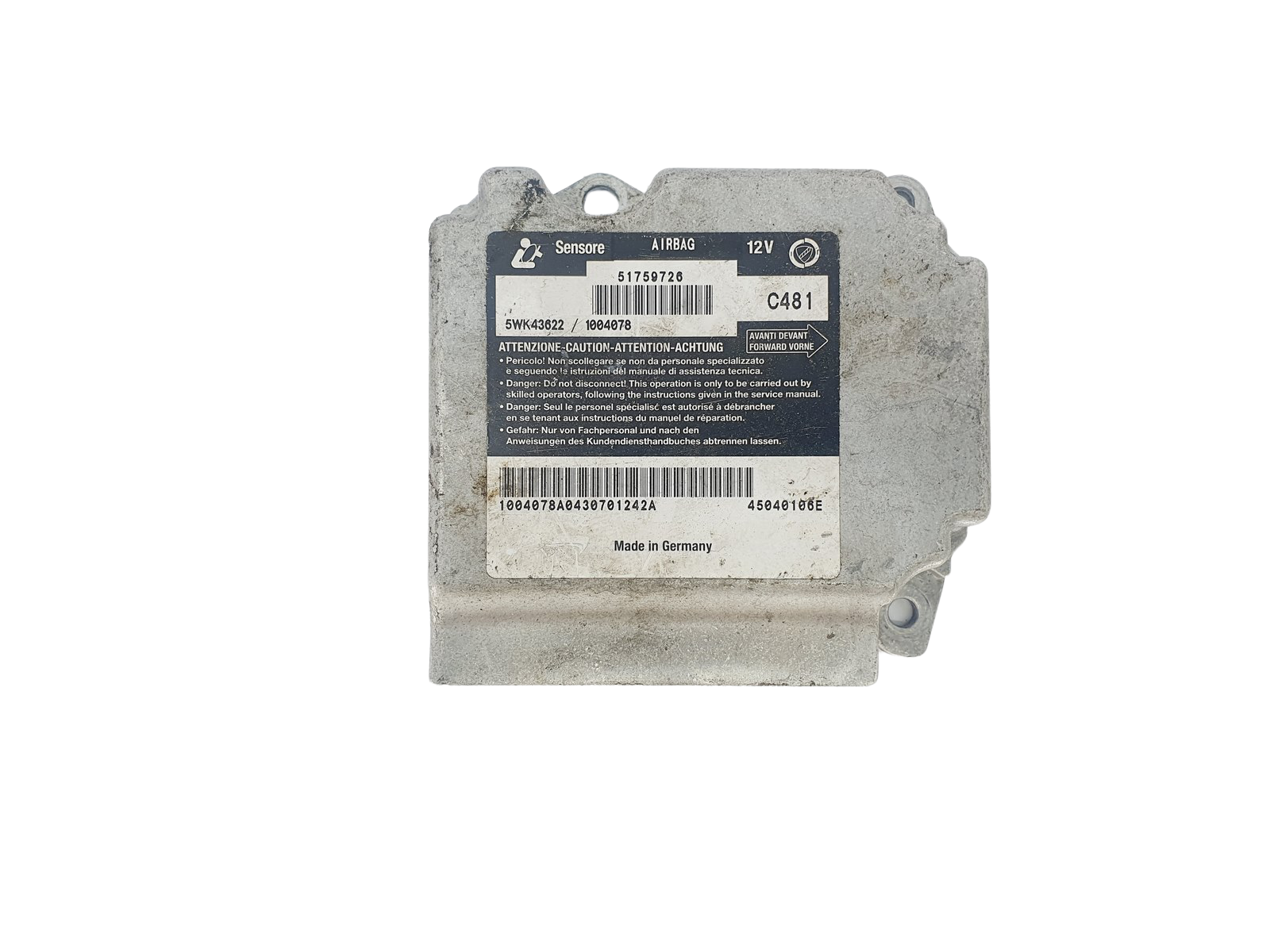 Vadības bloka modulis 51759726 5WK43622 Fiat Siemens main product photo