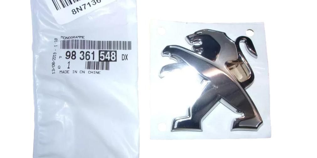 Emblēma Aizmugurē Oriģināls 98361548DX Peugeot main product photo