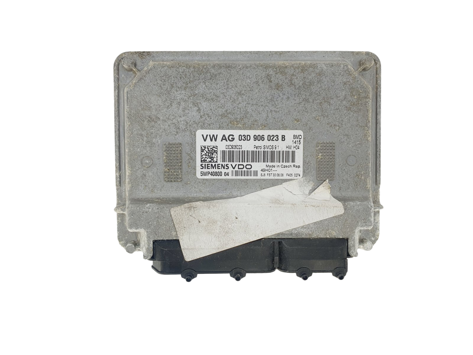 Vadības Bloks 03D906023B 5WP40800 04 VW Siemens 43470 main product photo