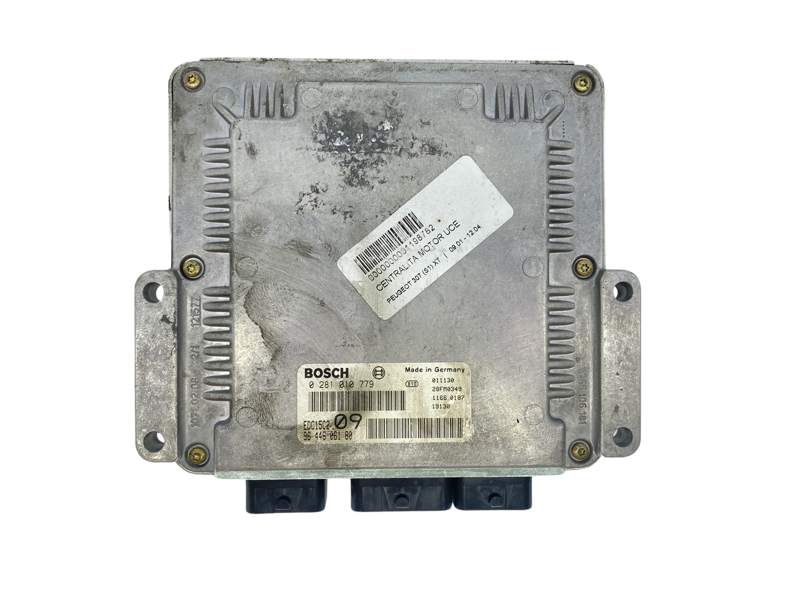 Vadības Bloks 9644606180 0281010779 EDC15C2 PSA Bosch 63705 main product photo