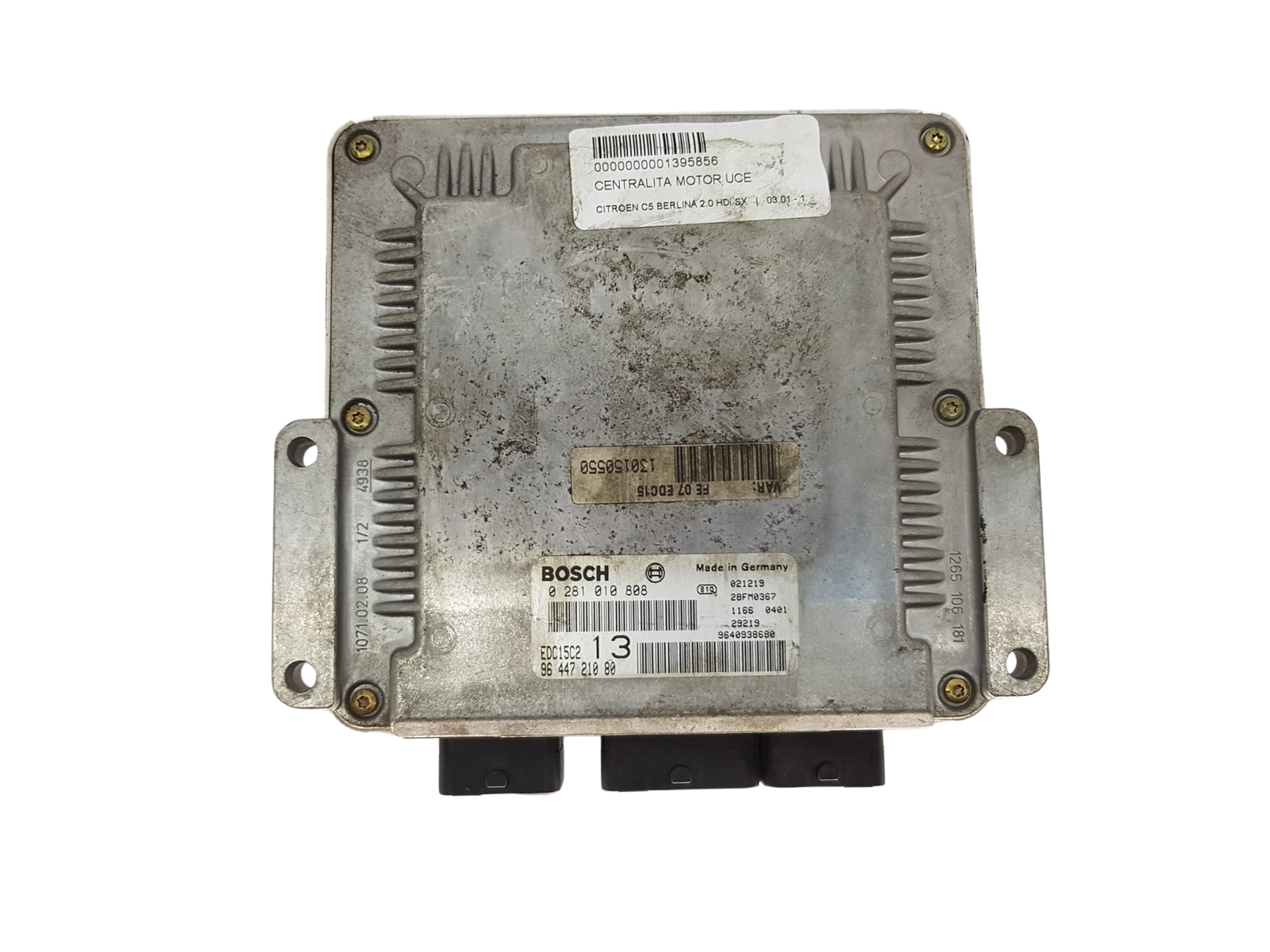 Vadības Bloks 0281010808 9644721080 28FM0367 PSA Bosch 3775 main product photo