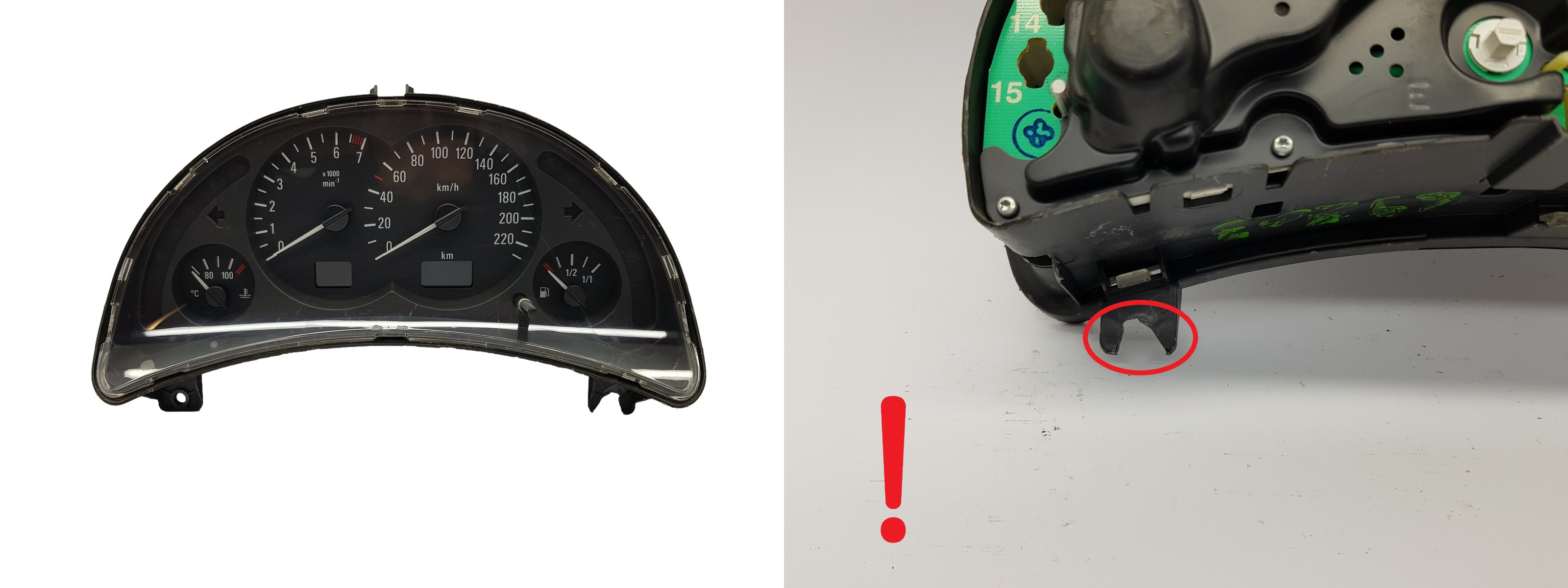 Tahometrs Opel Corsa C 24459513TR 110008988014 3106 main product photo