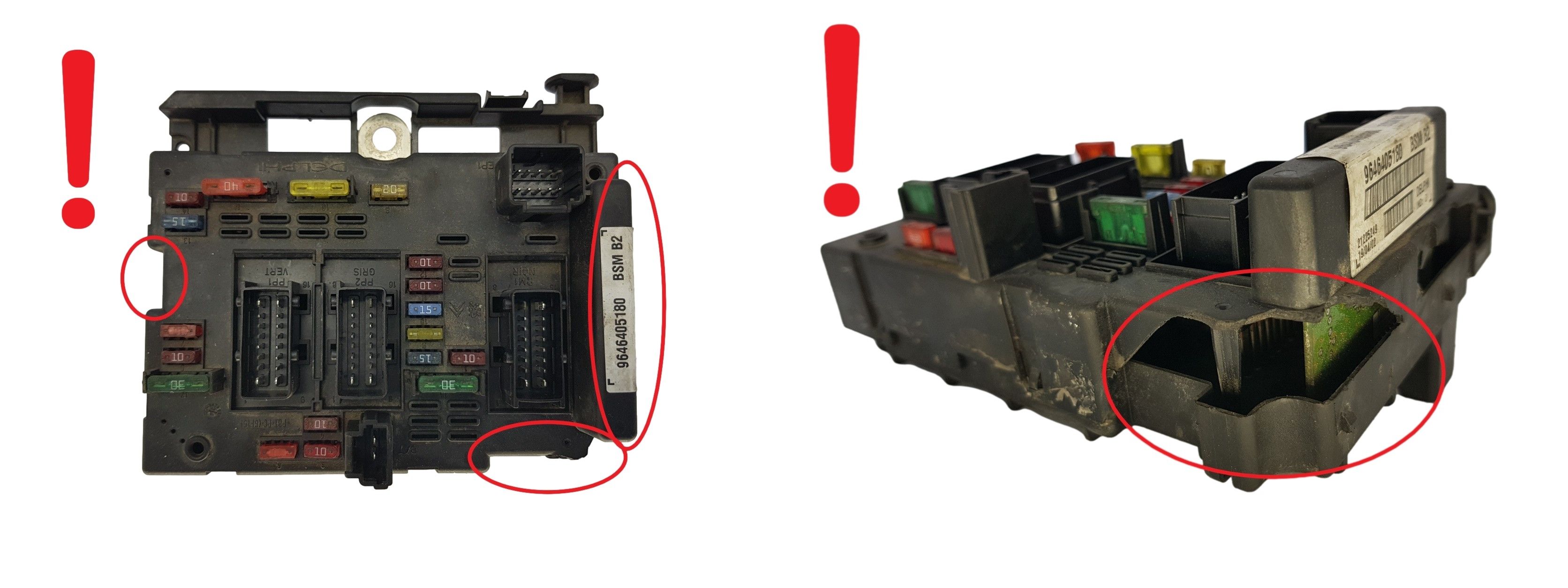 Vadības Bloks BSM B2 9646405180 PSA Delphi 1673 main product photo