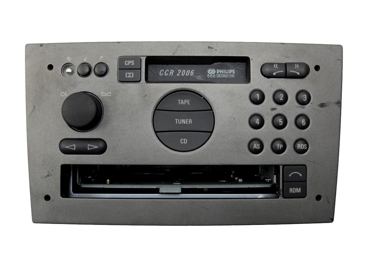 Radio Kasešu Atskaņotājs CD Opel CCR2006 24441227 Philips 1136 main product photo