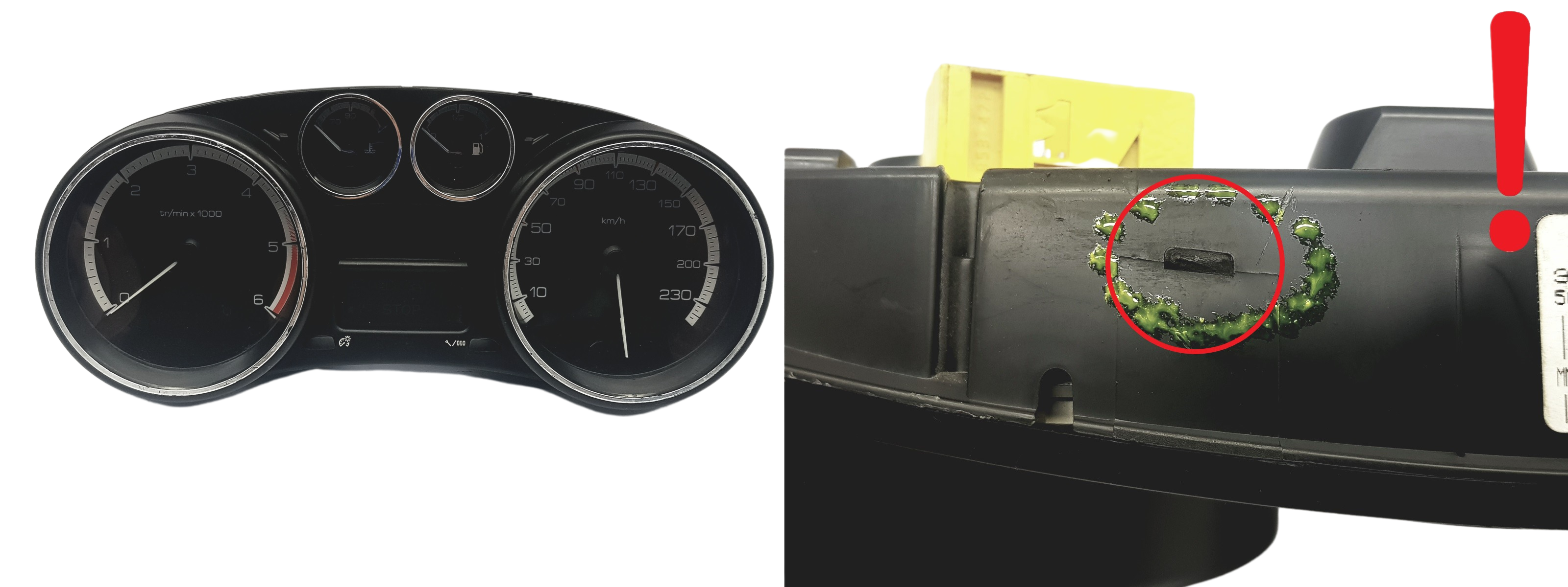 Tahometrs Peugeot 308 9665107480 503001550311 1095 main product photo