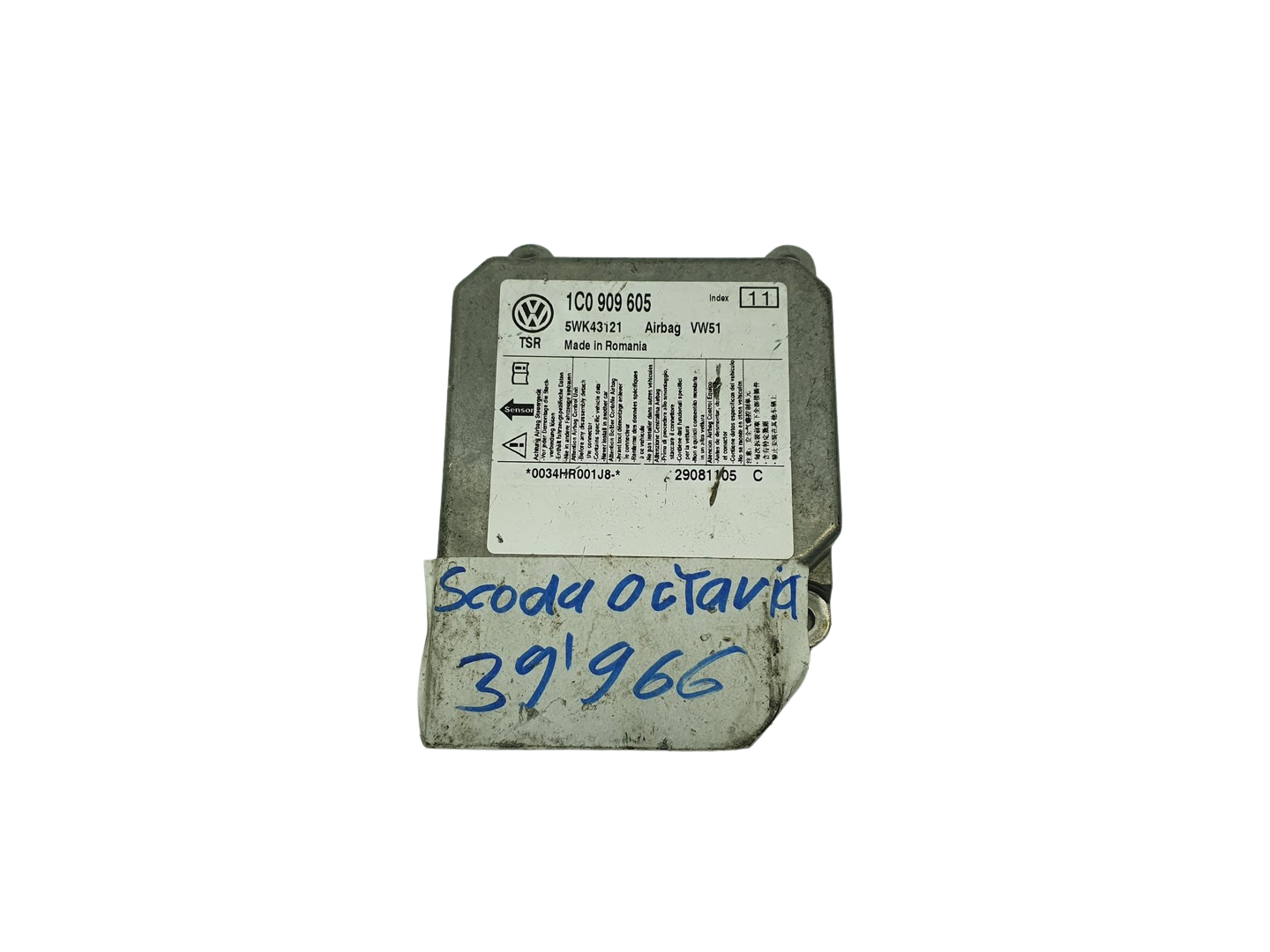 Vadības bloka modulis 1C0909605 5WK43121 VW Siemens 69130 main product photo