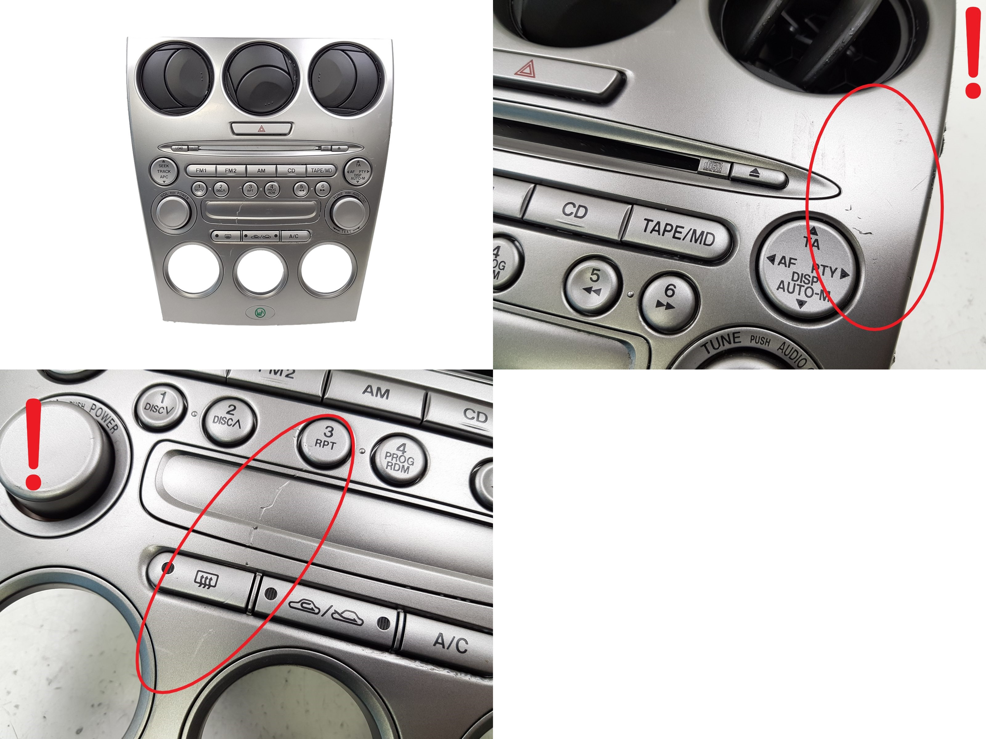 Vadības Panelis Radia Mazda 6 GJ6AG1215 GJ6A64930 main product photo