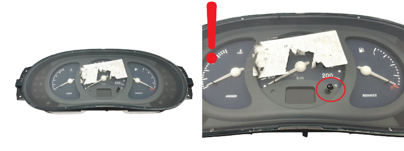 Spidometrs Renault Kangoo 1 7700313173 K6 54345 main product photo