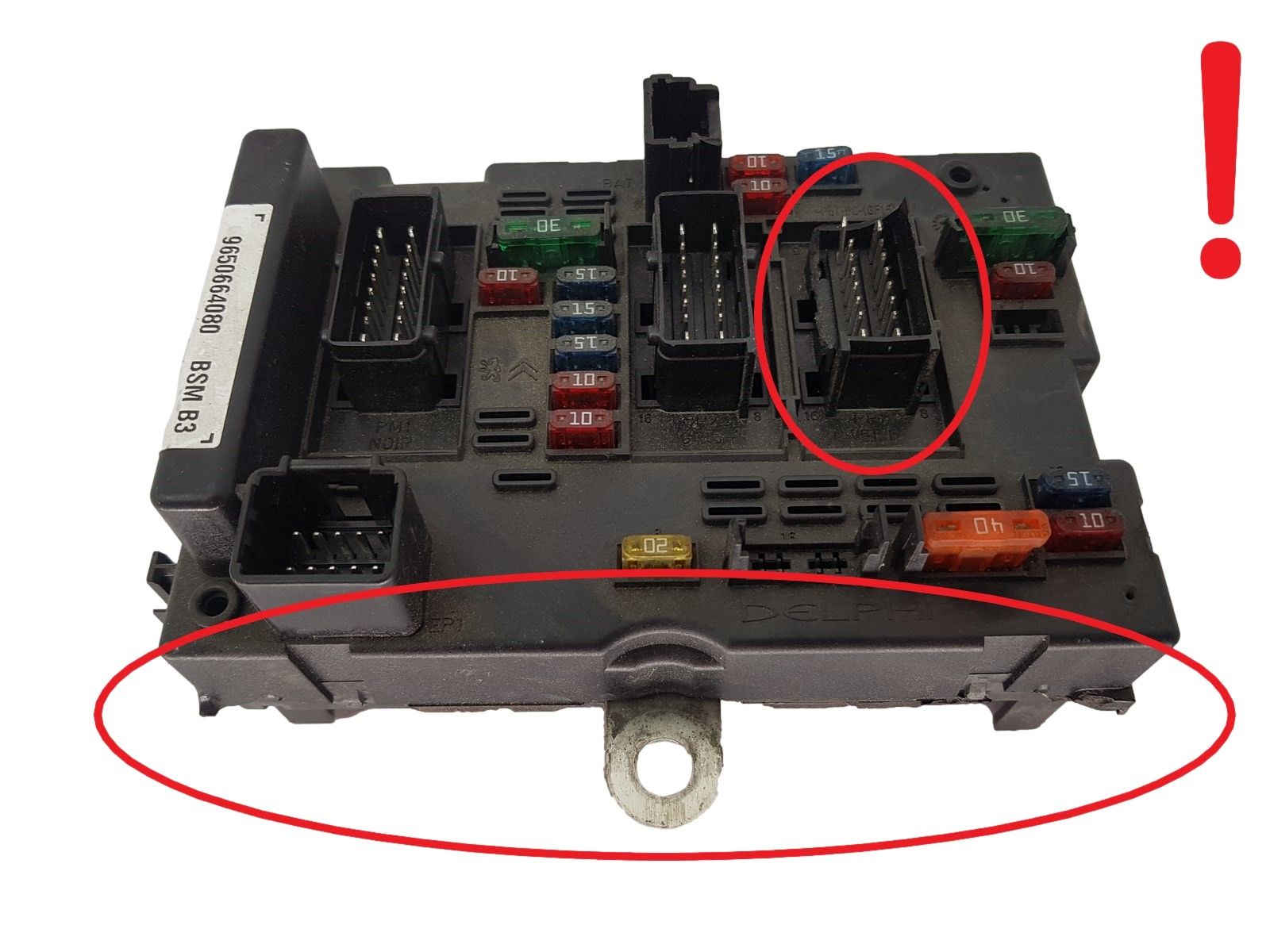 Vadības Bloks BSM B3 9650664080 PSA Delphi 19197 main product photo