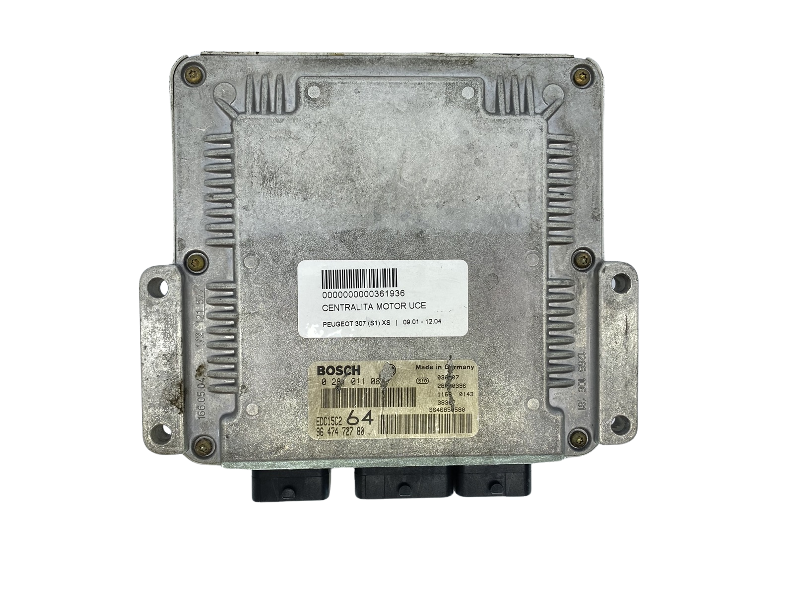 Vadības Bloks 0281011081 9647472780 9646850580 PSA Bosch 63912 main product photo