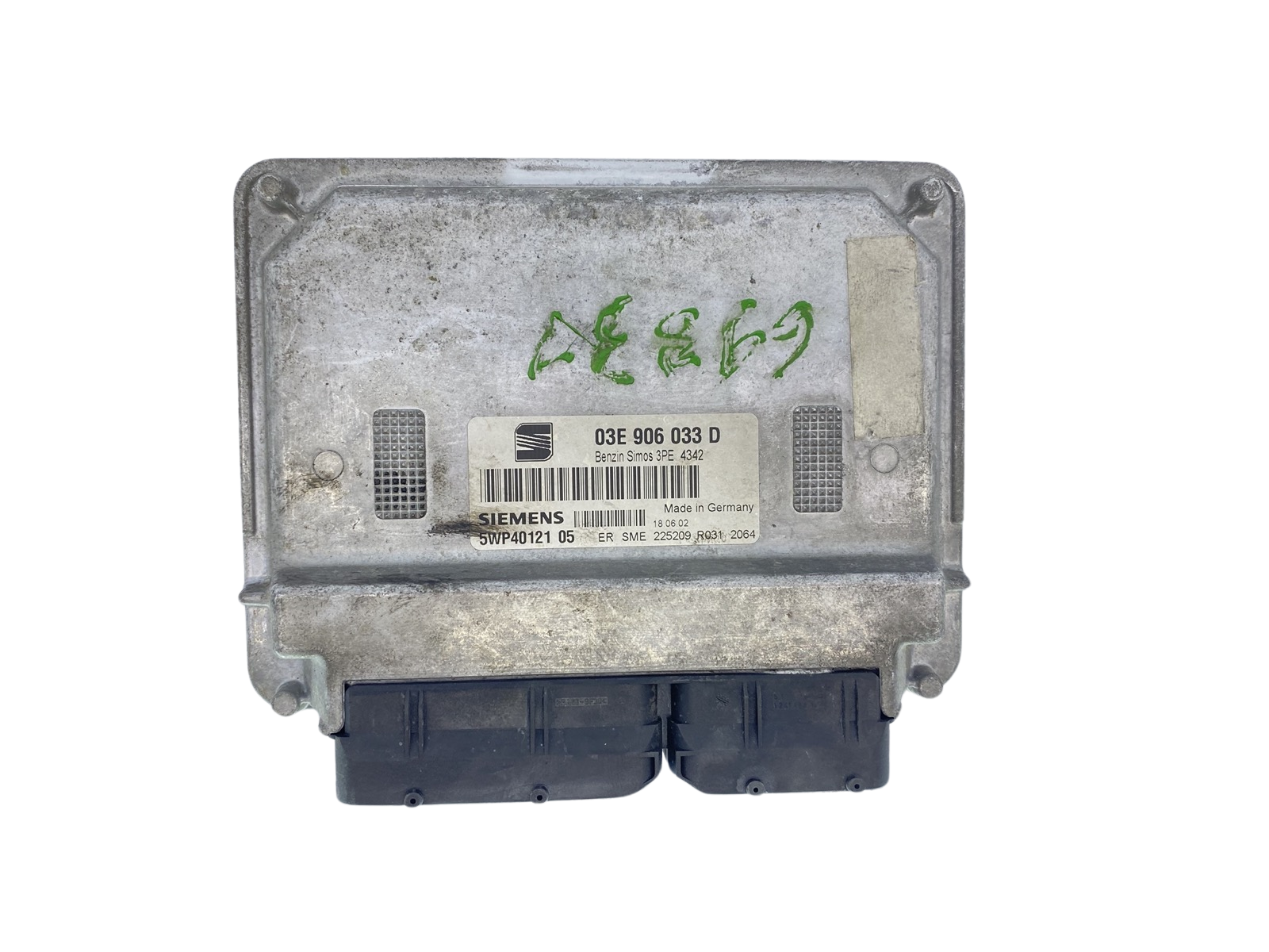 Vadības Bloks 03E906033D 5WP40121 05 Seat Siemens 63393 main product photo