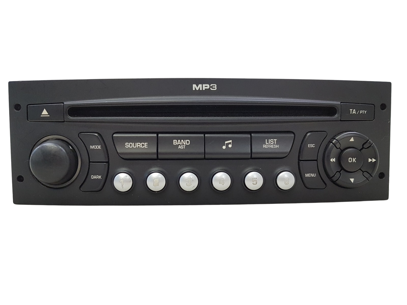 Radio Cd Mp3 Atskaņotājs Peugeot 207 96643699XT PSARCD431-63 VDO 3 main product photo