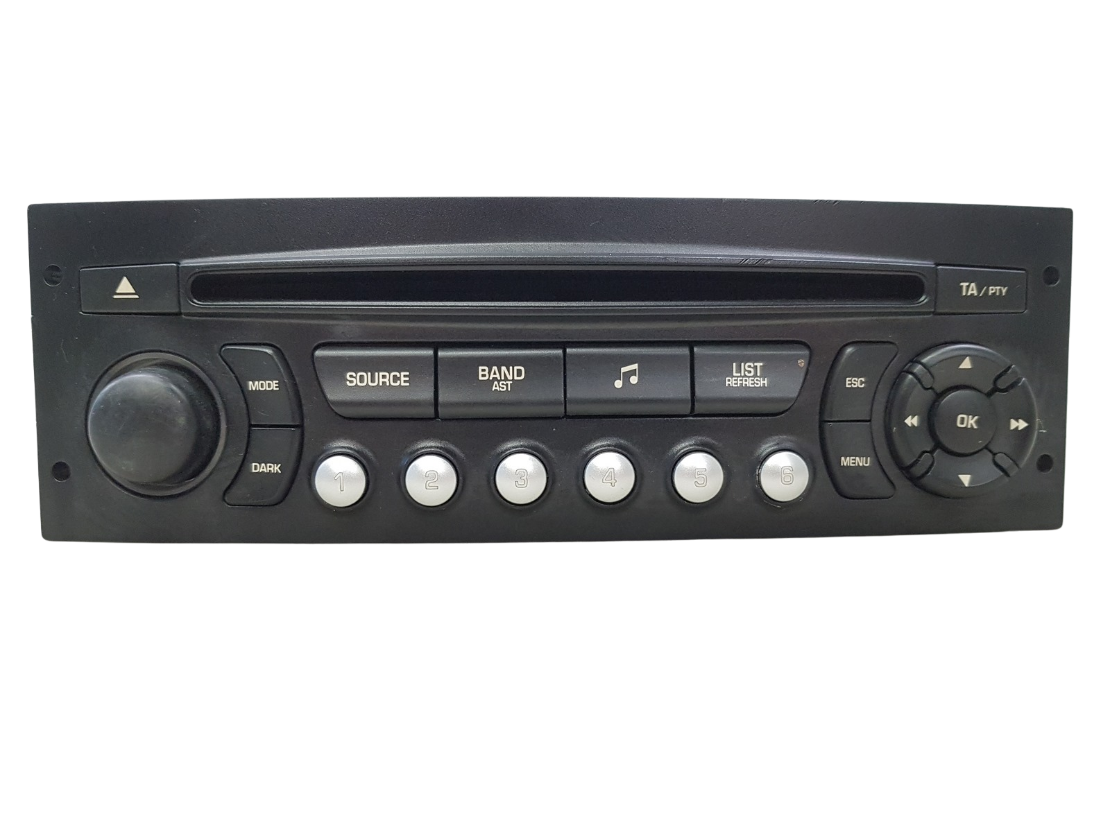 Radio CD atskaņotājs Citroen Peugeot 96662669XT PSARCD441-70 Continental 1185 main product photo