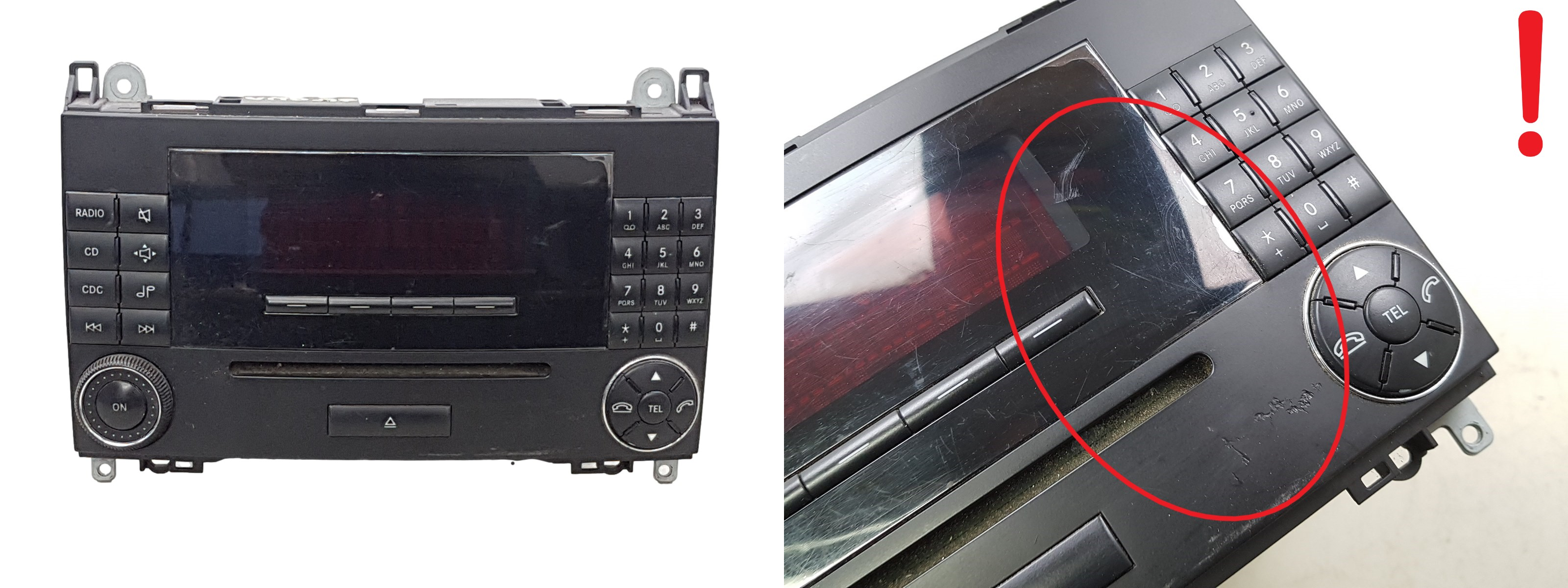 Radio CD atskaņotājs Mercedes Vito A1698700689 MF2750 main product photo