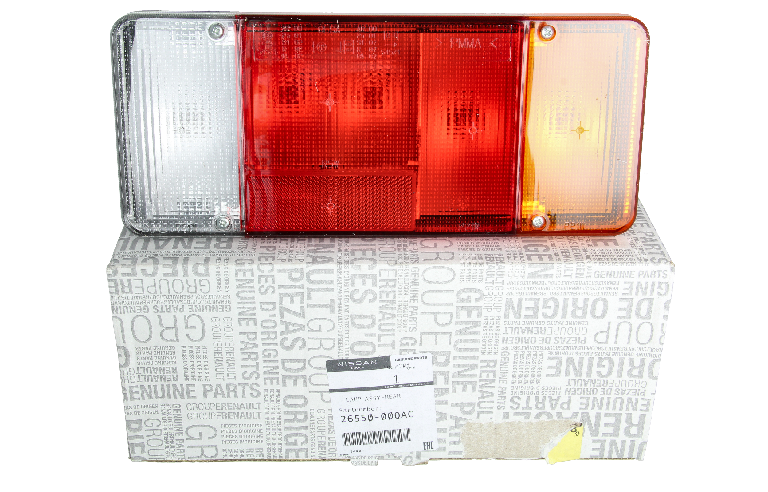 Lukturis Labais Aizmugurē Jauns Oriģināls 2655000QAC 7700353025 Renault Nissan main product photo