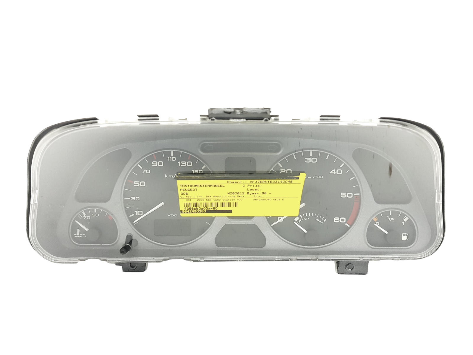 Spidometrs Peugeot 306 9642490380 110008808176 46133 main product photo