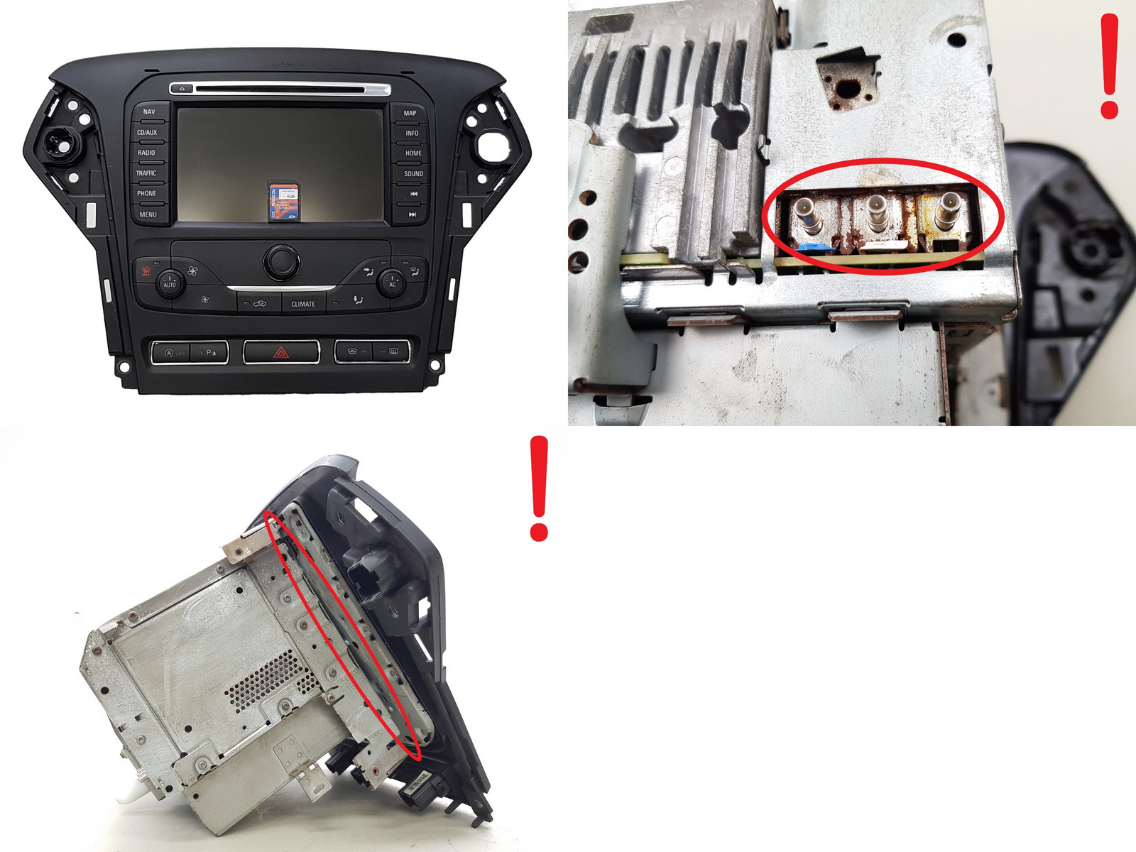 Navigācija Radio Ford Mondeo BS7T-18K931-EC BS7T-19H449-CAA main product photo