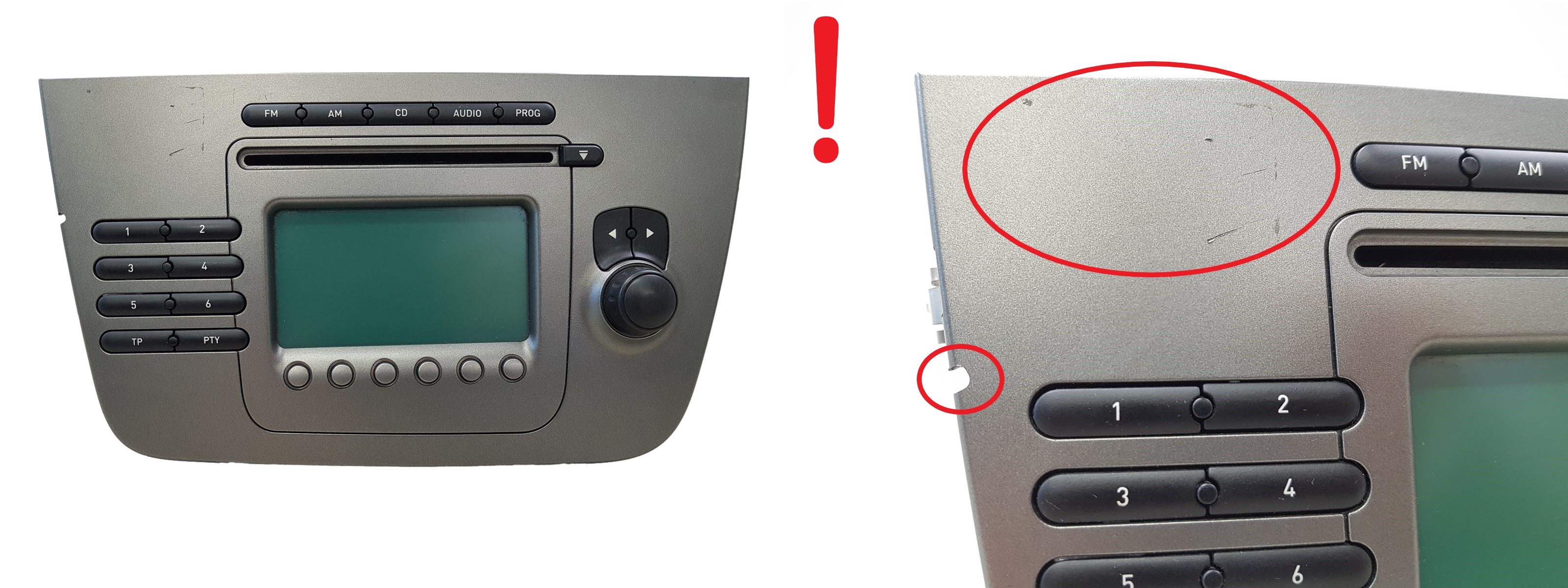 Radio CD atskaņotājs Seat Altea 5P1035152 1GZ 7644341366 Blaupunkt main product photo