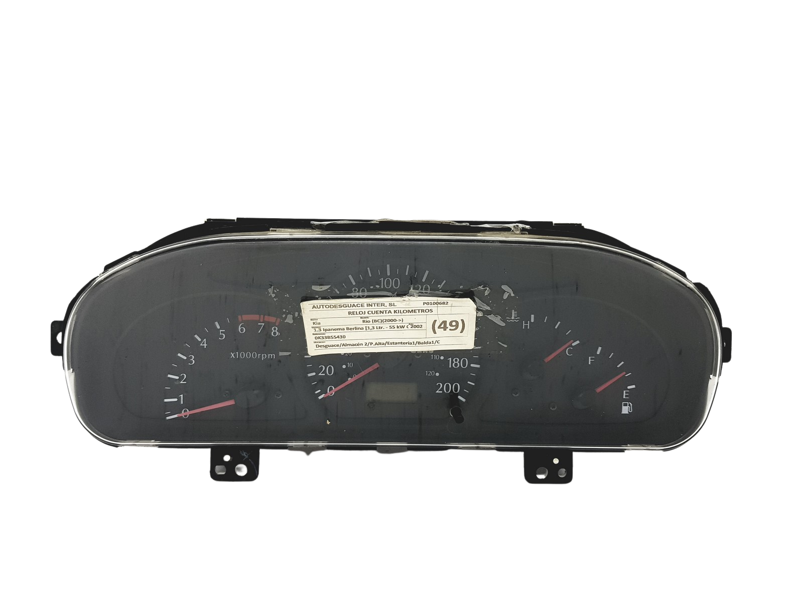 Tahometrs Kia Rio 0K33B55430 B 57640 main product photo