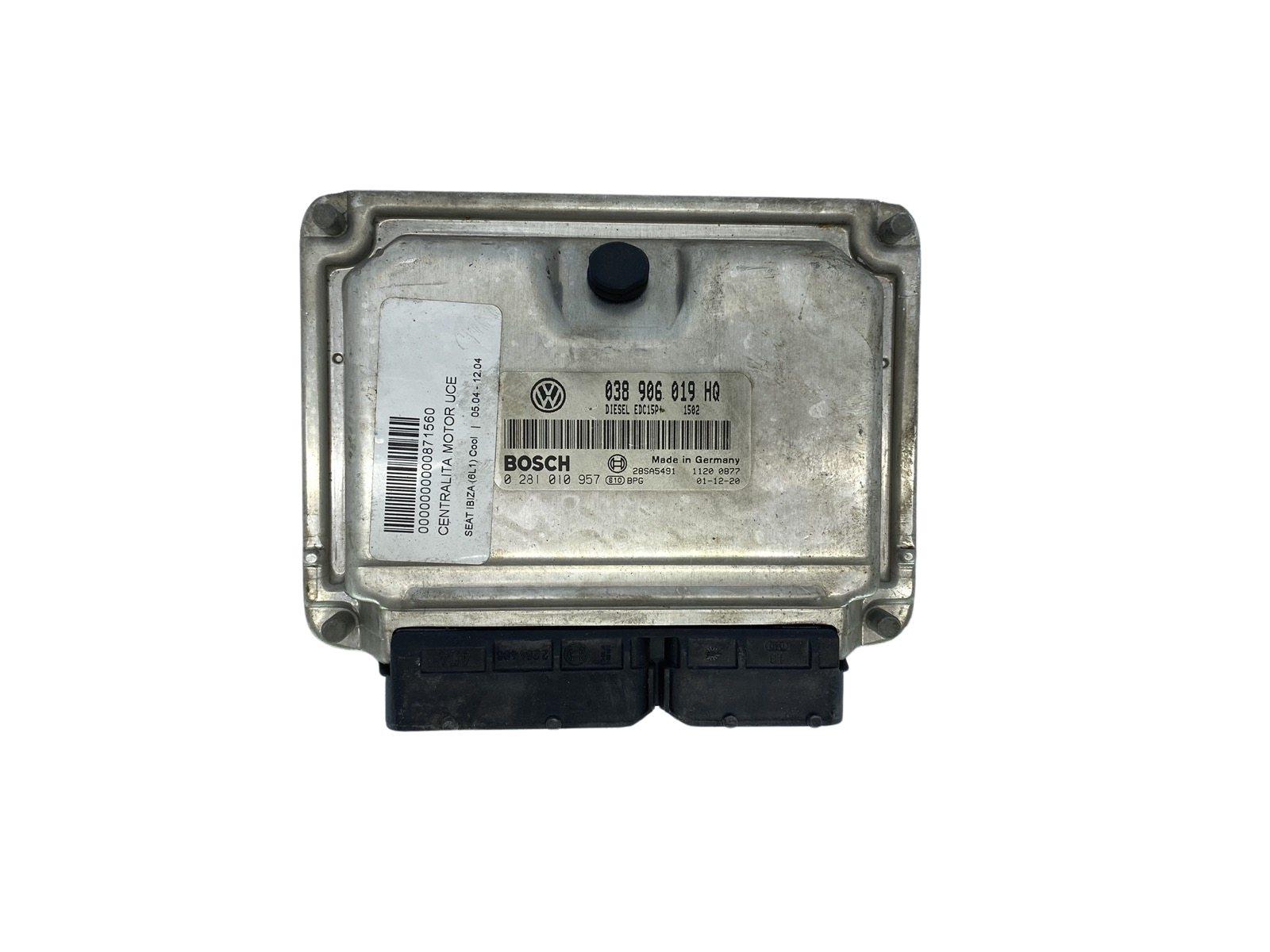 Vadības Bloks 038906019HQ 0281010957 VW Seat Bosch 62447 main product photo
